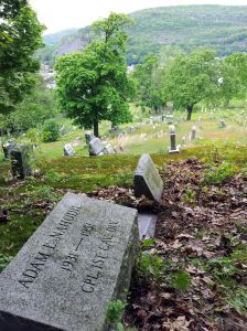 Adam L. Nahodil is buried atop Shamokin Cemetery with his mother and siblings.