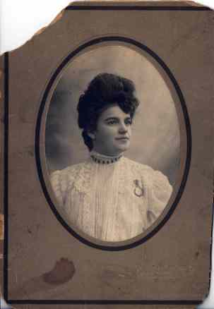 Mildred E. Wetzel Evans Patterson (ca. 1910)