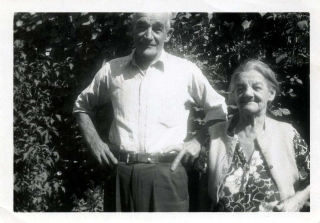 Howard Wetzel and Laura (Wetzel) Klinger celebrating their birthdays together